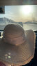 北极绒防晒帽子女沙滩草帽丝带珍珠遮阳帽透气大沿太阳帽夏季新款防紫外 MZ1521白色 均码 晒单实拍图