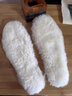 HYSMQ皮毛一体纯羊毛鞋垫冬季保暖男女软底加绒加厚雪地靴真羊毛棉鞋垫 1双装 36码 实拍图