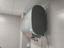 海尔（Haier）电热水器50升3300W双胆速热家用超薄小尺寸智能APP预约扁桶热水器 幻影蓝-60升-3000w-手机智控-PV3 实拍图