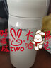 cica保温杯女士高颜值316不锈钢水杯儿童初中学生小巧便携简约杯子男 白 410ml （带提绳+送贴纸） 实拍图