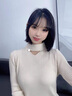 欧芙伦针织衫女打底衫2025秋冬季女装半高领加厚毛衣女内搭套头修身上衣 白色 L 实拍图