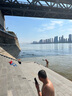 浪姿（LangZi） 跟屁虫游泳包双气囊防溺水游泳装备漂流浮标户外水中可接电话 橙色 28L 实拍图