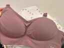 嫚熙哺乳内衣薄款聚拢无钢圈哺乳期喂奶孕妇文胸 松石绿M码 实拍图