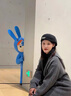 荧蒂慵懒风感毛衣女外套女秋冬季2025新款长款针织衫女开衫韩系穿搭 灰色 M 实拍图