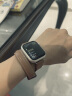 W&P【美国】适用苹果手表表带apple watch爱马仕双圈真皮iwatchS9/8/7/6wp Swift小牛皮【金色】41/40/38MM& 晒单实拍图