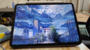 PITAKA适用苹果iPadMini7保护壳iPadPro保护套2025-18款Air7/Mini6通用磁吸超薄皮套支架带笔槽11/13英寸 雾霾蓝色  2024款iPad Pro 11寸 实拍图