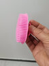 理发店发廊老式洗头抓头器刷子硬齿塑料按摩抓痒头梳圆形挠痒手动 经典硬齿洗头梳（颜色随机） 一个装 实拍图