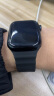 ESCASE 苹果手表表带 iwatch s9/8/7/6/5/4/3/SE智能手表运动防水表带海洋版针扣式38/40/41mm午夜黑 晒单实拍图