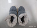 利达妮（TZLDN）全包跟棉拖鞋男冬季高帮雪地靴居家厚底保暖户外穿防水棉鞋女冬天 冷漠灰【收藏加购，优先发货】 36-37 【标准码】 实拍图