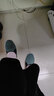 孚尼奴（FUNINU）布鞋女鞋松紧布鞋鞋纯布底子棉布鞋套脚平底室内一脚蹬懒人鞋套脚 粗条绒墨绿色 36 鞋子偏大一码 实拍图