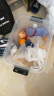 禧天龙塑料衣物收纳箱玩具整理箱30L 透明  3个装 不带轮 实拍图