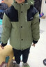 雅鹿儿童羽绒服男女童三合一学生一衣三穿青少年冬季中大童外套 军绿色 高蓬松90绒子鸭绒 140 充绒量69克 实拍图