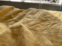 MIDO HOUSE铭都100支床上四件套纯棉四季磨毛床单被套 1.5m床单款 亚麻杏配红岩咖 实拍图