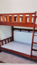 林伊木泽上下床实木儿童床加厚高低床成人上下铺男孩女孩床卧室子母床 全新升级咖色床+双抽+书架+床垫 上铺宽120下铺宽120 实拍图