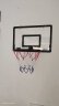 玲诺篮球框家用室内免打孔投篮球架可折叠挂墙式儿童投篮筐挂式可扣篮 3号折叠蓝框 黑+1个中球+送4贴 实拍图