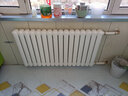 圣劳伦斯钢制暖气片家用水暖大水道壁挂式客厅整组散热器全屋采暖钢制新60 满高 600mm*6柱 巴洛克白,6分口径,上进下出 实拍图