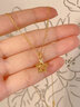 中国黄金（CHINA GOLD）黄金项链女999足金星星吊坠挂坠生日七夕情人节礼物送女朋友老婆 足金吊坠约1.2g*赠镀金银链【甄选礼盒】 实拍图