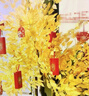 新新精艺元旦新年装饰过年商场发财树酒店摇钱树场景布置摆件1.5米金榕树 实拍图