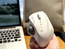 宜丽客（ELECOM）轨迹球鼠标蓝牙无线办公鼠标设计PS人体工学3D专业绘图CAD 白色蓝牙【进阶高性能轴承款】 实拍图
