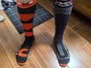 X-SOCKS袜子控制者男女专业运动滑雪袜长筒袜保暖压缩袜足球 混合煤灰/极限黄 39-41 实拍图