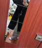 太平鸟女装毛呢大衣大师甄绒系列浴袍双面毛呢赫本风 黑色 S 实拍图