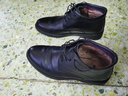 奥康棉鞋男皮鞋冬季新款牛皮保暖鞋高帮商务正装加绒加厚爸爸鞋 黑色 42 实拍图