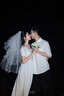 缔晶【告白气球】头纱领证求婚新娘头饰拍照表白装饰白色头纱儿童头纱 蝴蝶结头纱发夹款 实拍图