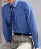雅戈尔（YOUNGOR）长袖衬衫男DP免烫衬衫纯棉面料抗皱易打理新品 GLDP10171HFA蓝色 40 实拍图