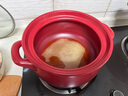 凯得宝（K+dep） 日本日式砂锅炖锅陶瓷煲汤锅煲仔饭家用沙锅明火耐高温石锅 二代锅3-6人适用红 3.5L 实拍图