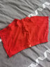 七匹狼本命年内裤男士大红色纯棉7A抗菌平角短裤男生四角裤马年结婚礼物 【鸿运当头】礼盒装 4条 L (170/85 推荐100-120斤) 实拍图