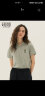 Teenie Weenie小熊女装2024夏季新款短袖POLO衫T恤多巴胺短款上衣 灰色 165/M 晒单实拍图