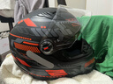 LS2摩托车头盔男女全盔四季赛车防雾3C跑盔卡丁车四季安全帽FF358 哑黑红水晶(赠防雾贴+头套) XXXL(建议61-62头围） 实拍图