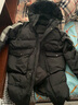 雪中飞羽绒服男士外套冬季新款时尚个性潮流连帽宽松男女中长款 B107-2329黑色 L (115斤-135斤) 实拍图