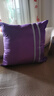 爱枕亿 水晶绒抱枕简约纯色时尚靠枕柔软毛绒沙发大码靠垫床头抱枕靠垫 紫色 55cm*55cm单套子 实拍图