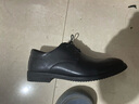 回力皮鞋男鞋内增高黑色鞋子厚底商务休闲男士增高皮鞋结婚新郎鞋 黑色【商务休闲】 44 实拍图
