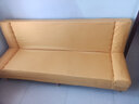 骁诺沙发客厅折叠沙发床两用小户型简易出租房布艺沙发卧室懒人沙发 芒果黄【加宽加厚海绵】 1.8米三人位+俩抱枕 实拍图