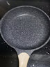 Jeetee吉特麦饭石煎盘煎蛋烤肉不粘烤盘家用轻油烟燃气灶电磁炉通用煎盘 【6层复合厚底】26cm煎盘带盖 实拍图