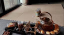 唐丰冬日围炉煮茶套装家用室内无烟插电烤茶炉装备电陶炉玻璃煮茶器 石浪电陶炉FM+网+优雅壶透明套组 实拍图