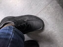 骆驼牌 男士真皮厚底增高休闲皮鞋复古百搭鞋子 P13A307007 黑色 39 实拍图