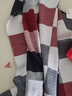 稻草人（MEXICAN）围巾男女士年轻人生冬季百搭简约羊毛格子高档围脖潮送男友礼物 45417【聚酯纤维】 实拍图