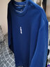鸿星尔克卫衣男秋冬季新款加绒保暖休闲跑步运动服上衣套头衫长袖卫衣男装 【1028】陌境蓝-加绒款 4XL 实拍图