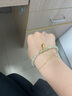 珍·尚银【中国黄金授权】和田玉手串银925手链女七夕情人节礼物女朋友 【金枝玉叶】手链 实拍图
