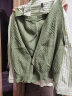 梵希蔓条纹衬衫搭配马甲针织背心两件套女开衫毛衣叠穿小坎肩套装 V7809 绿色 M 晒单实拍图