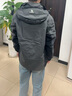 骆驼（CAMEL）冲锋衣防风三合一可拆两件套登山服169AX叠影灰/幻影黑,男女款XXL 实拍图