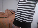 顶瓜瓜纯棉睡衣女短袖短裤套装薄夏季圆领套头全棉女士家居服 C6144 纯棉女款 L 实拍图