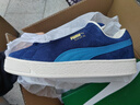 彪马（PUMA）面包鞋|经典复古休闲滑板鞋男女夏板鞋SUEDEXL395205 海军蓝-地平线蓝-17 40 实拍图
