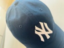 MLB官方男女帽子软顶棒球帽休闲鸭舌帽户外运动春春遮阳帽妇女节礼物 纽约洋基队/藏青色/66 均码 F 实拍图
