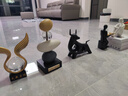 贝汉美（BHM）高档轻奢老板办公室摆件工艺品高端大气客厅桌面书房酒柜装饰品 【石来运转】时来运转 实拍图