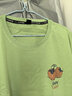 真维斯（JEANSWEST）纯棉短袖t恤女装夏季新款宽松大码打底衫女半袖小个子时尚上衣服 果绿 好柿发生_K L 实拍图