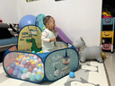 BG-BABYGO可折叠宝宝海洋球池儿童游戏池婴儿童彩色球小投手球池 魔法城堡球池+200个海洋球 实拍图